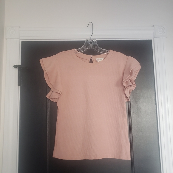 Anthropologie Flutter Sleeve Sweater - Picture 2 of 5